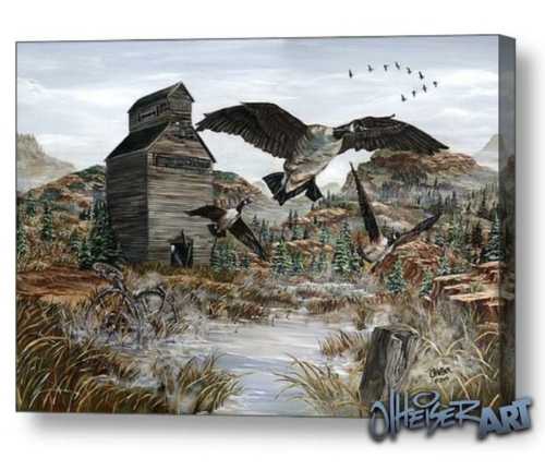 Call of the Wild Stretched Canvas Print