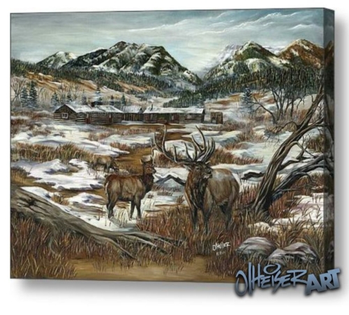 Hunters Paradise  Stretched Canvas Print