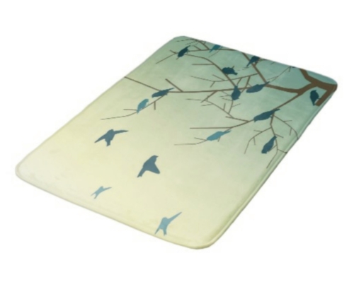 "Countryscapes" - Bluebird Print Bath Mat