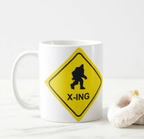 "Bigfoot Crossing" - Bigfoot Print Coffee Mug