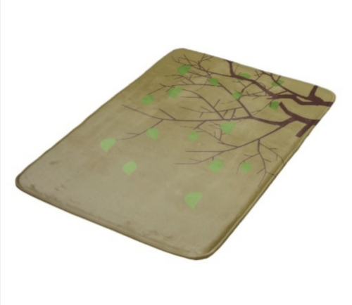 "Countryscapes" - Tree Print Bath Mat - Image 2