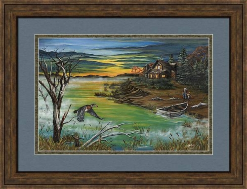 The Fisherman's Protege (Select Series) Framed Print