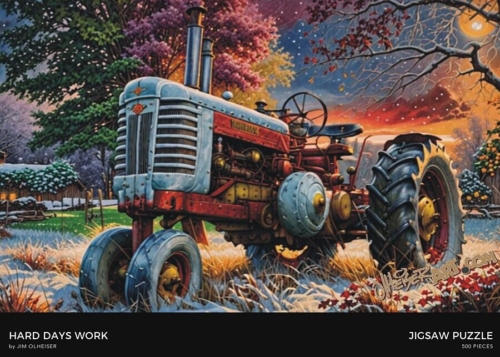 "Hard Days Work" - 1000 Piece Jig-Saw Puzzle - Image 2