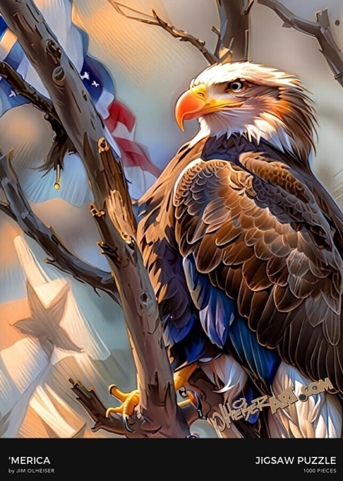 "Merica" - 1000 piece Jig-Saw Puzzle - Image 3